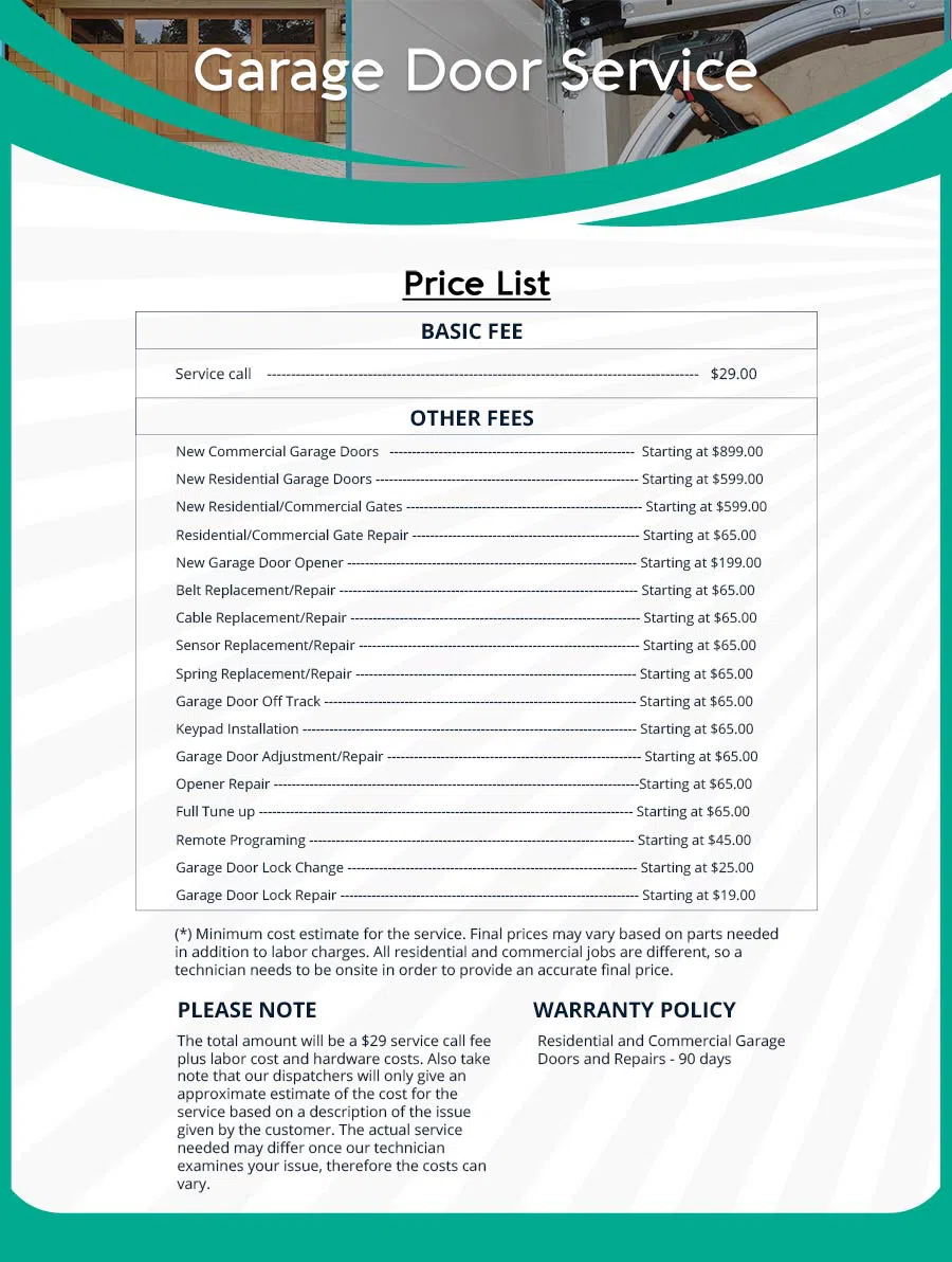 Central Garage Door Service Haskell, NJ 862-256-0465